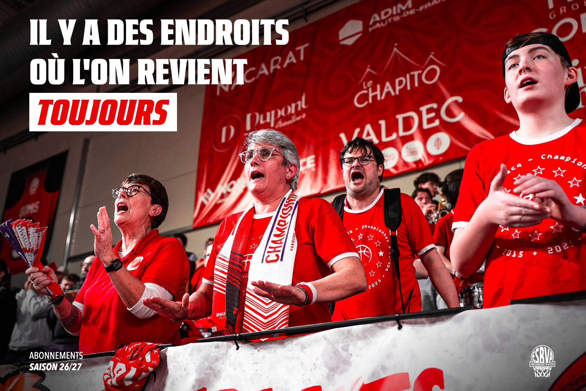 L’ESBVA-LM lance sa campagne d’abonnements / réabonnements !