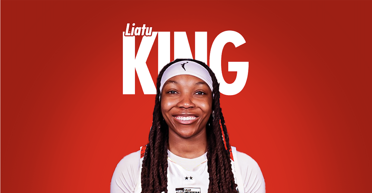 L’ESBVA-LM est heureux d’annoncer la signature de LIATU KING pour la saison 2026-2027.